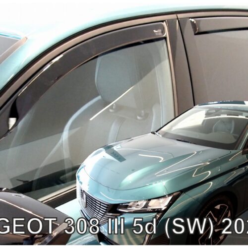 Heko ΑΝΕΜΟΘΡΑΥΣΤΕΣ ΓΙΑ PEUGEOT 308 5D SW 2021+ ΣΕΤ ΑΥΤΟΚΙΝΗΤΟΥ ΑΠΟ ΕΥΚΑΜΠΤΟ ΦΙΜΕ ΠΛΑΣΤΙΚΟ HEKO – 4 ΤΕΜ.