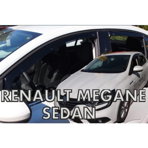 Heko ΑΝΕΜΟΘΡΑΥΣΤΕΣ ΓΙΑ RENAULT MEGANE IV GRAND COUPE 4D SEDAN 2017+ ΣΕΤ ΑΥΤΟΚΙΝΗΤΟΥ ΑΠΟ ΕΥΚΑΜΠΤΟ ΦΙΜΕ ΠΛΑΣΤΙΚΟ HEKO – 4 ΤΕΜ.