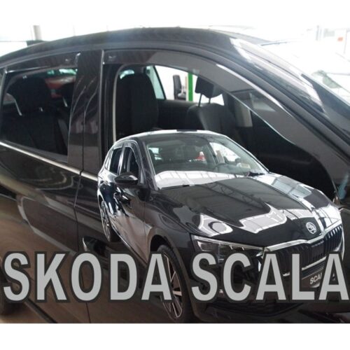 Heko ΑΝΕΜΟΘΡΑΥΣΤΕΣ ΓΙΑ SKODA SCALA 5D 2019+ ΣΕΤ ΑΥΤΟΚΙΝΗΤΟΥ ΑΠΟ ΕΥΚΑΜΠΤΟ ΦΙΜΕ ΠΛΑΣΤΙΚΟ HEKO – 4 ΤΕΜ.