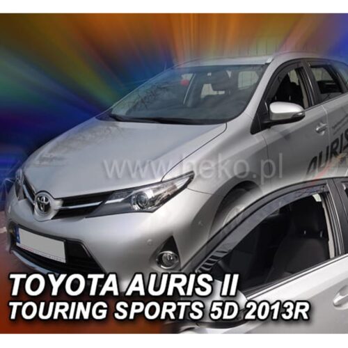 Heko ΑΝΕΜΟΘΡΑΥΣΤΕΣ ΓΙΑ TOYOTA AURIS II TOURING COMBI 5D 2013+ ΣΕΤ ΑΥΤΟΚΙΝΗΤΟΥ ΑΠΟ ΕΥΚΑΜΠΤΟ ΦΙΜΕ ΠΛΑΣΤΙΚΟ HEKO – 4 ΤΕΜ.
