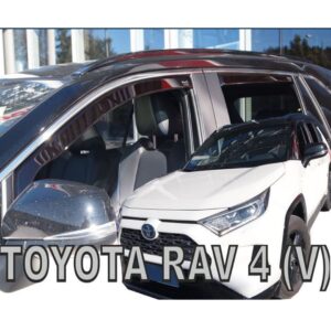 Heko ΑΝΕΜΟΘΡΑΥΣΤΕΣ ΓΙΑ TOYOTA RAV4 V 5D 2019+ /  SUZUKI ACROSS 5D 2020+ ΣΕΤ ΑΥΤΟΚΙΝΗΤΟΥ ΑΠΟ ΕΥΚΑΜΠΤΟ ΦΙΜΕ ΠΛΑΣΤΙΚΟ HEKO - 4 ΤΕΜ.