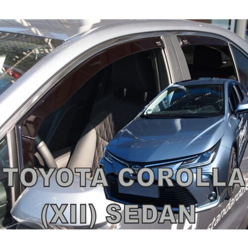 Heko ΑΝΕΜΟΘΡΑΥΣΤΕΣ ΓΙΑ TOYOTA COROLLA XII 4D SEDAN 2018+ ΣΕΤ ΑΥΤΟΚΙΝΗΤΟΥ ΑΠΟ ΕΥΚΑΜΠΤΟ ΦΙΜΕ ΠΛΑΣΤΙΚΟ HEKO – 4 ΤΕΜ.
