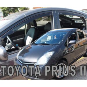Heko ΑΝΕΜΟΘΡΑΥΣΤΕΣ ΓΙΑ TOYOTA PRIUS 2003-2009 ΣΕΤ ΑΥΤΟΚΙΝΗΤΟΥ ΑΠΟ ΕΥΚΑΜΠΤΟ ΦΙΜΕ ΠΛΑΣΤΙΚΟ HEKO - 4 ΤΕΜ.