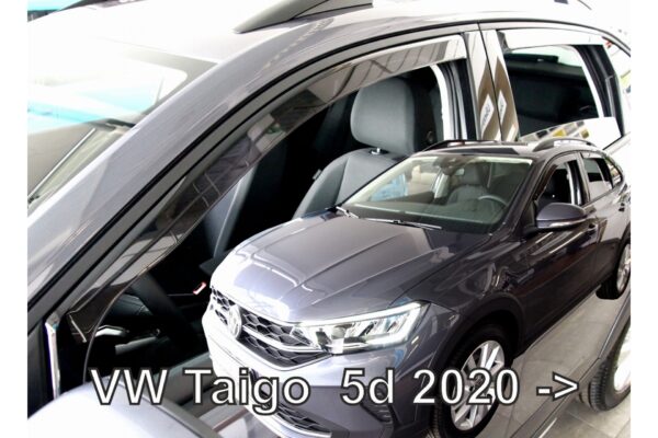 Heko ΑΝΕΜΟΘΡΑΥΣΤΕΣ ΓΙΑ VW TAIGO 5D 2020+ ΣΕΤ ΑΥΤΟΚΙΝΗΤΟΥ ΑΠΟ ΕΥΚΑΜΠΤΟ ΦΙΜΕ ΠΛΑΣΤΙΚΟ HEKO - 4 ΤΕΜ.