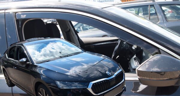 Heko ΑΝΕΜΟΘΡΑΥΣΤΕΣ ΓΙΑ SKODA OCTAVIA A8 5D LIFTBACK 2020+ ΖΕΥΓΑΡΙ ΑΠΟ ΕΥΚΑΜΠΤΟ ΦΙΜΕ ΠΛΑΣΤΙΚΟ HEKO - 2 ΤΕΜ.