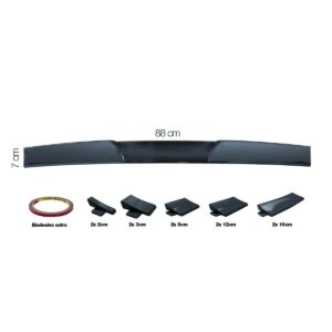 Simoni Racing ΑΕΡΟΤΟΜΗ ΑΥΤΟΚΟΛΛΗΤΗ ΛΑΣΤΙΧΕΝΙΑ ΜΑΥΡΗ 88x7cm (ΜΕ 5 ΓΩΝΙΕΣ 1,3x6cm/3x6cm/8x6cm/12,7x5cm/16x4,7cm)
