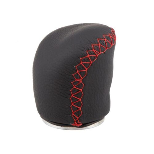 Simoni Racing ΠΟΜΟΛΟ ΤΑΧΥΤΗΤΩΝ SPECIAL PELLE RED SEAM 34mm – ΔΕΡΜΑΤΙΝΗ ΜΑΥΡΟ/ΚΟΚΚΙΝΟ (ΣΥΜΒΑΤΟ ΚΑΙ ΜΕ ALFA ROMEO MITO/FIAT 500/STILO)
