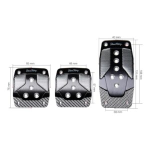 Simoni Racing ΠΕΝΤΑΛ CARBON SHADE ΑΛΟΥΜΙΝΙΟ/ΜΑΥΡΟ/CARBON ΣΕΤ 3ΤΕΜ.