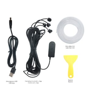 Simoni Racing ΤΑΙΝΙΑ ΕΣΩΤΕΡΙΚΟΥ ΦΩΤΙΣΜΟΥ RGB ATMOSPHERE LED 5  500cm 12V ΜΕ USB ΓΙΑ ΣΥΝΔΕΣΗ ANDROID & iOS SIMONI RACING  - 1 τεμ.