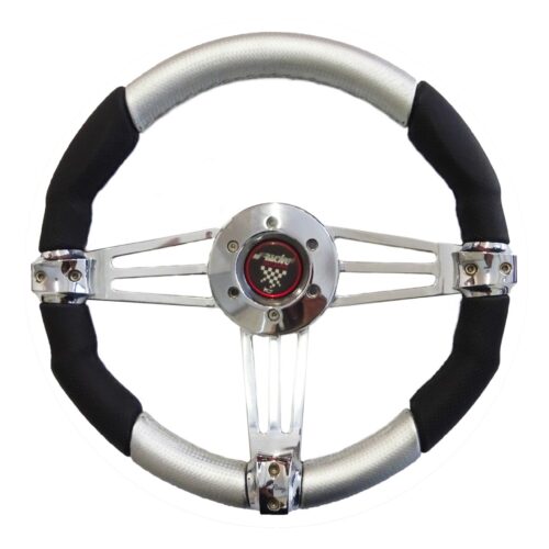 Simoni Racing ΤΙΜΟΝΙ ARCADIA – ΑΣΗΜΙ INOX ΔΕΡΜΑ