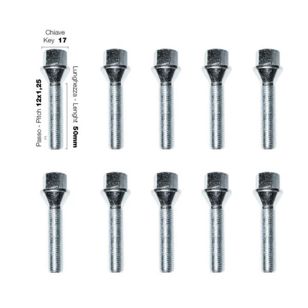 Simoni Racing ΜΠΟΥΛΟΝΙΑ ΚΩΝΙΚΑ 12x1.25 (50)- (17) 10ΤΕΜ.
