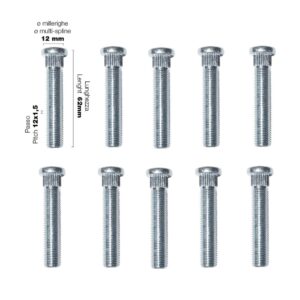 Simoni Racing ΜΠΟΥΖΟΝΙΑ 12x1.5 62mm 10ΤΕΜ.
