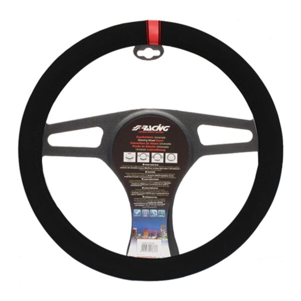 Simoni Racing ΚΑΛΥΜΜΑ ΤΙΜΟΝΙΟΥ CARRERA LOOK RED ΜΑΥΡΟ ΜΕ ΚΟΚΚΙΝΗ ΡΙΓΑ 37-39cm