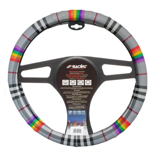 Simoni Racing ΚΑΛΥΜΜΑ ΤΙΜΟΝΙΟΥ FANCY ΠΟΛΥΧΡΩΜΟ ΟΙΚΟΛΟΓΙΚΟ ΔΕΡΜΑ 37-39cm