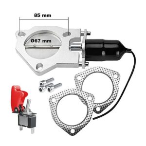 Simoni Racing ΒΑΛΒΙΔΑ-ΣΚΑΣΤΡΑ-ΣΙΓΑΣΤΗΡΑΣ ΕΞΑΓΩΓΗΣ ΚΑΥΣΑΕΡΙΩΝ ΓΙΑ ΔΙΠΛΕΣ ΕΞΑΤΜΙΣΕΙΣ ΔΙΑΜΕΤΡΟΥ 67mm ΜΕ ΔΙΑΚΟΠΤΗ