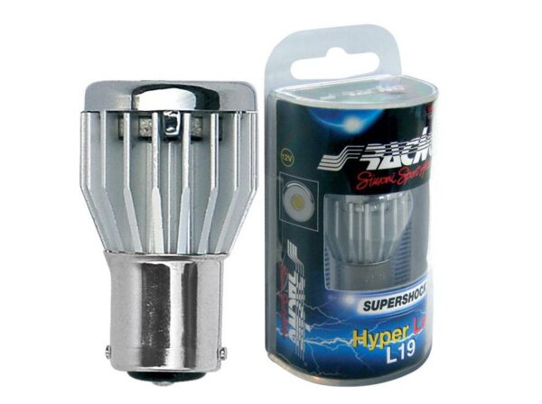 Simoni Racing ΛΑΜΠΑΚΙ BAY15d ΜΕ 3 MICROLED ΛΕΥΚΟ SIMONI RACING - 1TΕΜ.