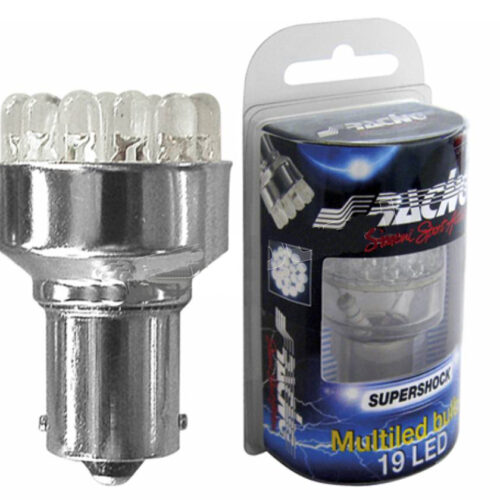 Simoni Racing BA15s ΛΑΜΠΑ ΜΕ 19LED ΚΟΚΚΙΝΟ SIMONI RACING – 1 TEM.