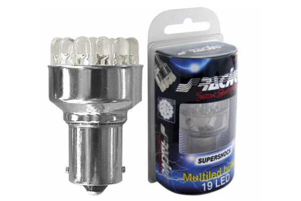 Simoni Racing BA15s ΛΑΜΠΑ ΜΕ 19LED ΚΟΚΚΙΝΟ SIMONI RACING - 1 TEM.