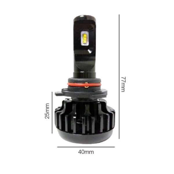 Simoni Racing HIR2 CREE LED KIT 6/36V (12/24V) 38W 3.600lm 6.000K ΜΕ ΕΝΣΩΜΑΤΩΜΕΝΗ ΨΥΚΤΡΑ ΜΕ ΑΝΕΜΙΣΤΗΡΑ - 2 ΤΕΜ. - Image 2