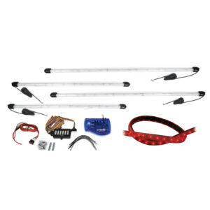 Simoni Racing ΣΩΛΗΝΕΣ UNDERCAR LED MULTICOLOUR 2x95cm & 2x125cm - 1 kit.