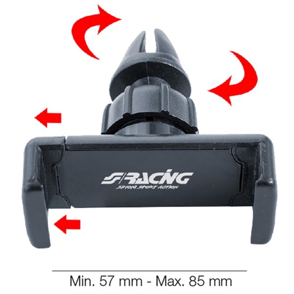 Simoni Racing ΒΑΣΗ ΚΙΝΗΤΟΥ ΑΕΡΑΓΩΓΟΥ ΜΕ ΚΛΙΠ  55-85mm PHONE HOLDER 8 - Image 2