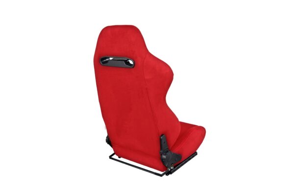 Simoni Racing ΚΑΘΙΣΜΑ MIKY RED ΑΝΑΚΛΙΝΟΜΕΝΟ ΚΟΚΚΙΝΟ ΒΕΛΟΥΔΟ (ΧΩΡΙΣ ΣΙΔΗΡΟΔΡΟΜΟ)​ SIMONI RACING - 1 TEM - Image 2