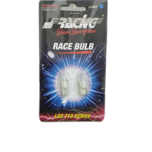 Simoni Racing T10 W5W 12V W2,1×9,5d 1LED ΚΑΡΦΙ ΜΠΛΕ (ΚΑΡΦΩΤΟ ΑΚΑΛΥΚΟ) BLISTER 2ΤΕΜ.