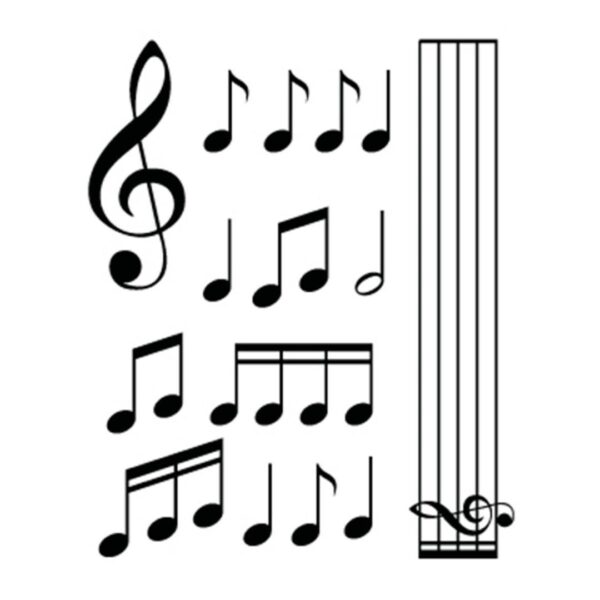 Simoni Racing ΑΥΤΟΚΟΛΛΗΤΑ ΝΟΤΕΣ MUSIC (ΦΥΛΛΟ 12 Χ 10 cm) - 15 ΤΕΜ.