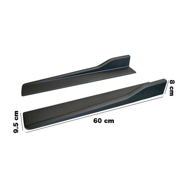 Simoni Racing ΜΑΡΣΠΙΕ UNIVERSAL ΔΙΑΚΟΣΜΗΤΙΚΑ ΕΞΩΤΕΡΙΚΑ ΠΛΑΣΤΙΚΑ ΜΑΥΡΑ 60x8x9,5mm 2ΤΕΜ. - Image 2
