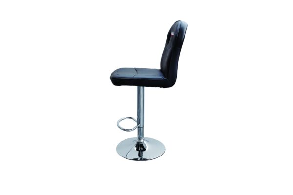 Simoni Racing ΚΑΡΕΚΛΑ ΠΑΓΚΟΥ BLACK OFFICE STOOL ΜΑΥΡΗ ΟΙΚΟΛΟΓΙΚΟ ΔΕΡΜΑ 360ΜΟΙΡΩΝ & ΡΥΘΜΙΖΟΜΕΝΟ ΥΨΟΣ 98-118cm SIMONI RACING - 1 TEM. - Image 2