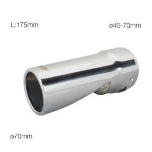 Simoni Racing ΑΚΡΟ ΕΞΑΤΜΙΣΗΣ TRX97 175mm 40-70mm (ΦΑΛΤΣΟΚΟΜΜΕΝΟ ΣΤΗ ΜΕΣΗ)