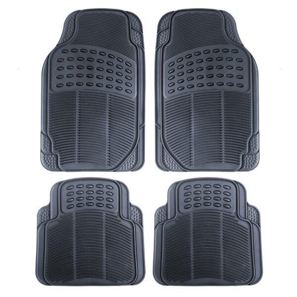 Simoni Racing ΠΑΤΑΚΙΑ ΛΑΣΤΙΧΟ RUBBER MATS ΜΑΥΡΑ ΣΕΤ 4ΤΕΜ.