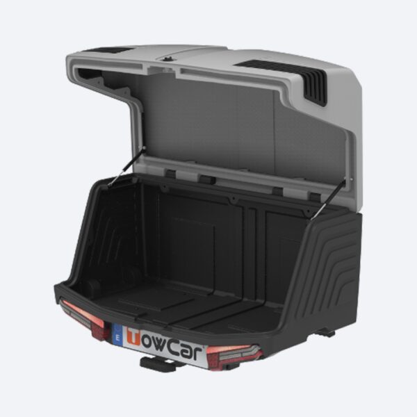 Enganches Aragon ΜΠΑΓΚΑΖΙΕΡΑ ΚΟΤΣΑΔΟΡΟΥ 400 LT TOWBOX V3 CLASSIC GREY (ΓΚΡΙ) ΜΕ LED ΦΑΝΑΡΙΑ - Image 2