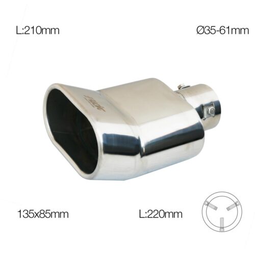 Simoni Racing ΑΚΡΟ/ΜΠΟΥΚΑ ΕΞΑΤΜΙΣΗΣ ΧΡΩΜΙΟΥ 35-61mm (ΜΗΚΟΣ 210mm – ΔΙΑΜΕΤΡΟΣ ΕΞΩΤΕΡΙΚΗ 135x85mm) SIMONI RACING – 1 TEM