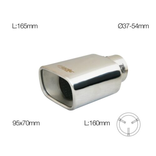 Simoni Racing ΑΚΡΟ/ΜΠΟΥΚΑ ΕΞΑΤΜΙΣΗΣ ΧΡΩΜΙΟΥ 37-54mm (ΜΗΚΟΣ 165mm – ΔΙΑΜΕΤΡΟΣ ΕΞΩΤΕΡΙΚΗ 95x70mm) SIMONI RACING – 1 TEM