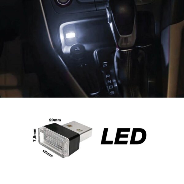 Simoni Racing ΠΛΑΦΟΝΙΕΡΑ ΑΝΑΓΝΩΣΗΣ ΣΕ USB ΛΕΥΚΟ ΦΩΣ ATHMOSPHERE LED ΓΙΑ ΘΥΡΑ 20x15x7,8mm 1ΤΕΜ.