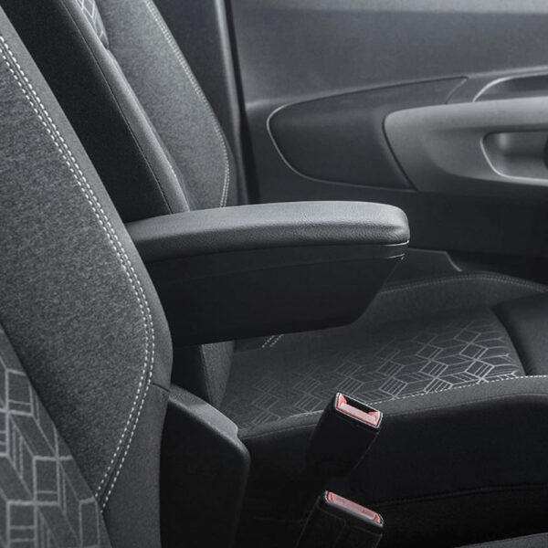 Rati Ολοκληρωμένος Τεμπέλης Καθίσματος ARMSTER 3 SEAT MOUNTED για Citroen C3 LHD / C3 Aircross LHD 2017+ από Πλαστικό και Vegan Δέρμα σε Μαύρο Χρώμα RATI - 1 τεμ. - Image 2
