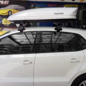MENABO KIT ΜΕ ΜΠΑΡΕΣ ΟΡΟΦΗΣ ΓΙΑ VW POLO 6R/6C 5D 2010-2017 ΑΛΟΥΜΙΝΙΟΥ ΚΑΙ ΜΠΑΓΚΑΖΙΕΡΑ ΟΡΟΦΗΣ MANIA 400 MENABO (AL1-3360/MB-FIX040G-3290/MB-3390/MB)
