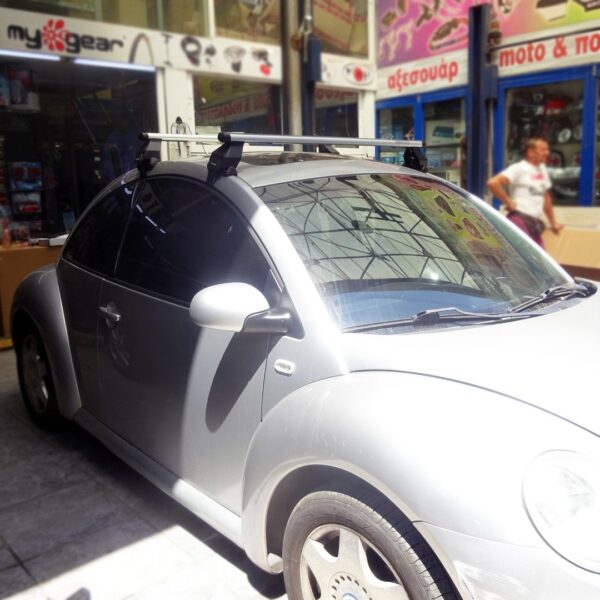 MENABO KIT ΜΕ ΜΠΑΡΕΣ ΟΡΟΦΗΣ ΓΙΑ VW BEETLE 3D 1998+ ΑΛΟΥΜΙΝΙΟΥ TEMA MENABO (AL1-3360-FIX016G)-2 ΤΕΜ. - Image 2