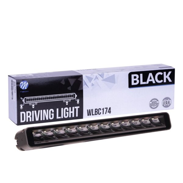 M-Tech ΠΡΟΒΟΛΕΑΣ DRIVING LIGHT BLACK SERIES 12x5W LED 12-48V 60W 5.700K 5.040lm 2 ΧΡΗΣΕΩΝ 367x54x58mm - 1 ΤΕΜ.