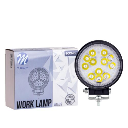 M-Tech ΠΡΟΒΟΛΕΑΣ ΕΡΓΑΣΙΑΣ 12-30V 54W 47XSMD LED max1100lm ΔΙΑΜΕΤΡΟΣ:10cm COMBO ΣΤΡΟΓΓΥΛΟΣ ECONO M-TECH -1 ΤΕΜ.