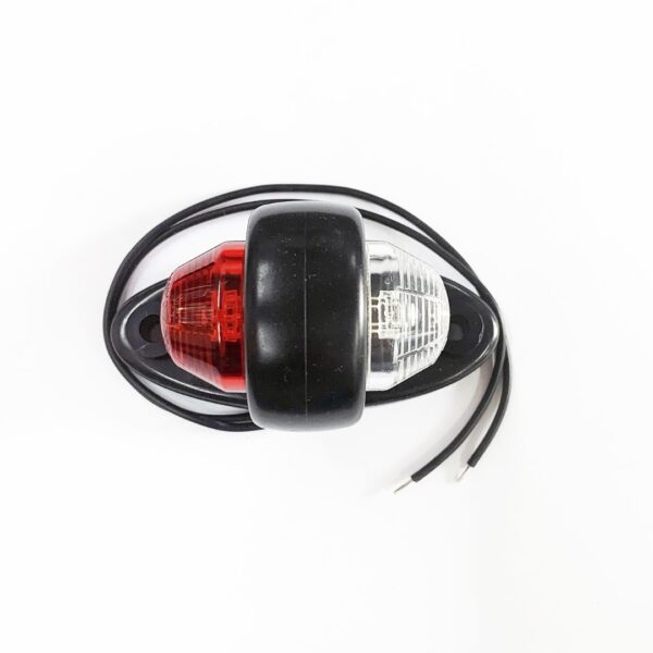 M-Tech ΦΩΣ ΟΓΚΟΥ LD465 12/24V 2LED ΚΟΚΚΙΝΟ/ ΛΕΥΚΟ (ΔΙΠΛΗΣ ΟΨΗΣ) ΣΤΡΟΓΥΛΛΟ 1ΤΕΜ. - Image 2