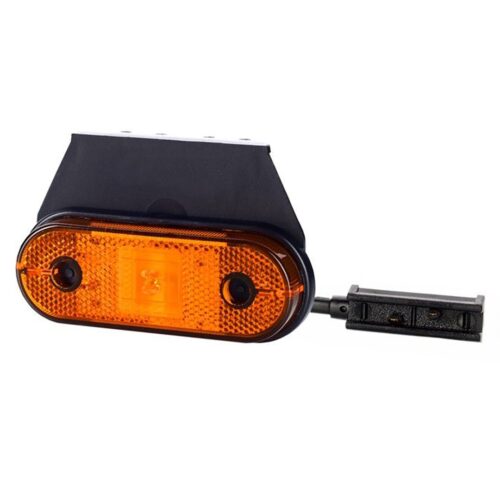 M-Tech ΦΩΣ ΟΓΚΟΥ LD650 12/24V 1LED HORPOL ΠΟΡΤΟΚΑΛΙ (11 x 3,2 cm)1ΤΕΜ.