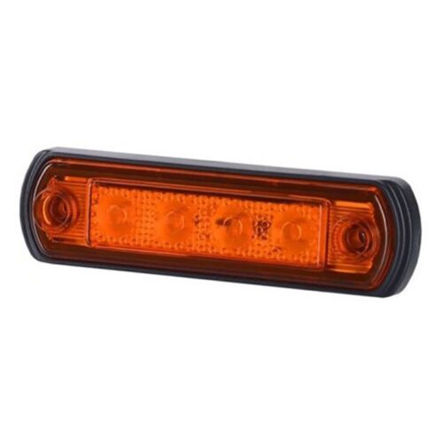 M-Tech ΦΩΣ ΟΓΚΟΥ LD676 12/24V 4LED HORPOL ΠΟΡΤΟΚΑΛΙ (10,5 x 2,5 cm) -1ΤΕΜ