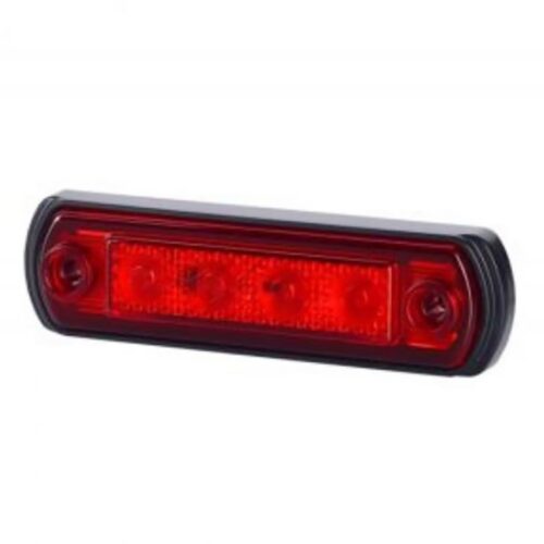 M-Tech ΦΩΣ ΟΓΚΟΥ LD677 12/24V 4LED HORPOL ΚΟΚΚΙΝΟ (10,5 x 3 cm) -1ΤΕΜ.
