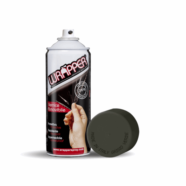 Lampa ΠΡΟΣΤΑΤΕΥΤΙΚΟ ΦΙΛΜ ΣΕ ΣΠΡΕΙ WRAPPER CAMOUFLAGE COLOURS ΠΡΑΣΙΝΟ ΓΚΡΙ 400 ml