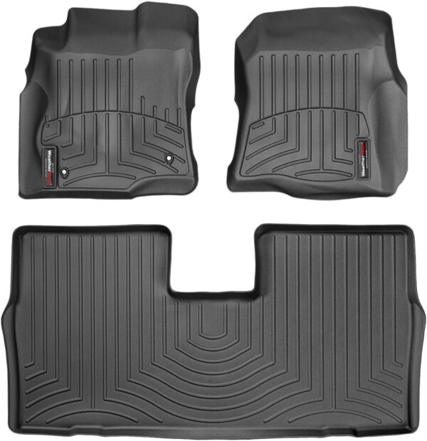 Weathertech ΠΑΤΑΚΙΑ ΜΑΡΚΕ ΛΑΣΤΙΧΟ ΣΚΑΦΑΚΙΑ ΜΑΥΡΑ ΓΙΑ JEEP CHEROKEE 2002-2007 ΕΜΠΡΟΣ-ΠΙΣΩ WEATHERTECH -ΣΕΤ 4 ΤΕΜ.