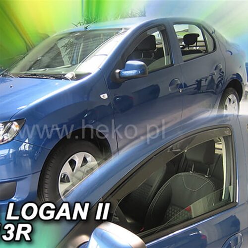 Heko ΑΝΕΜΟΘΡΑΥΣΤΕΣ ΓΙΑ DACIA LOGAN 2 / SANDERO 2 / STEPWAY 4D 2013-2020 ΖΕΥΓΑΡΙ ΑΠΟ ΕΥΚΑΜΠΤΟ ΦΙΜΕ ΠΛΑΣΤΙΚΟ HEKO – 2 ΤΕΜ.