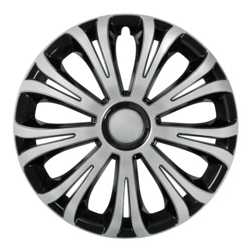 Lampa ΤΑΣΙΑ AVERA SILVER BLACK 13 INCH ΑΣΗΜΙ ΜΑΥΡΟ ΣΕΤ
