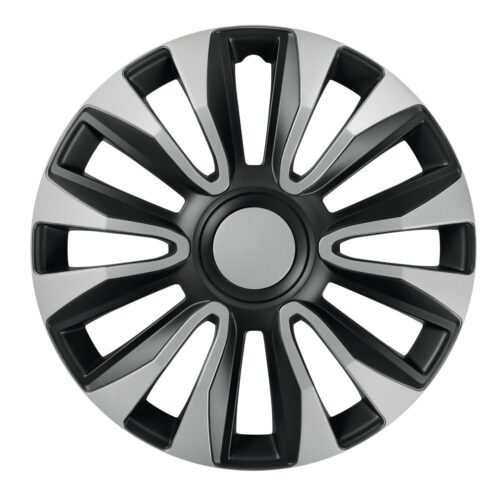 Lampa ΤΑΣΙΑ AVALONE SILVER BLACK 13 INCH ΑΣΗΜΙ/ΜΑΥΡΟ ΣΕΤ